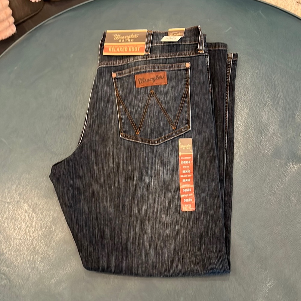 Wrangler blue jeans